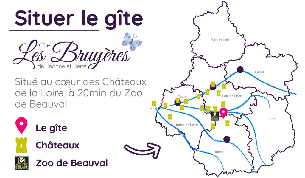 Carte situer le gîte